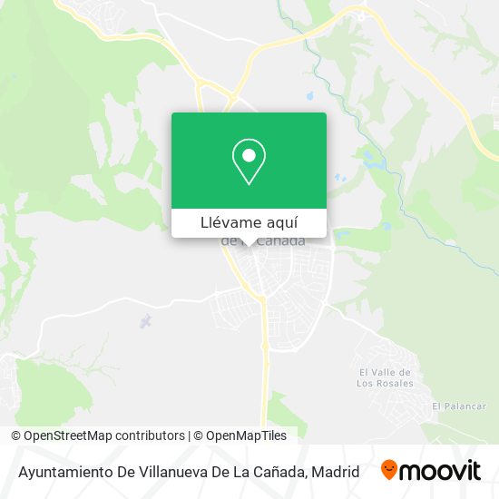 Mapa Ayuntamiento De Villanueva De La Cañada