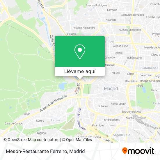 Mapa Mesón-Restaurante Ferreiro