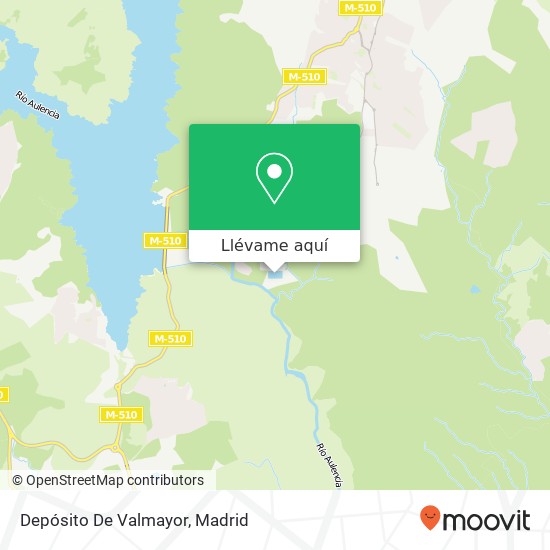 Mapa Depósito De Valmayor