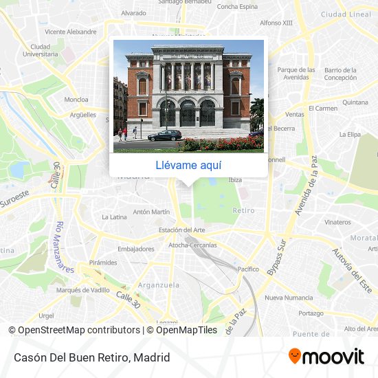 Mapa Casón Del Buen Retiro