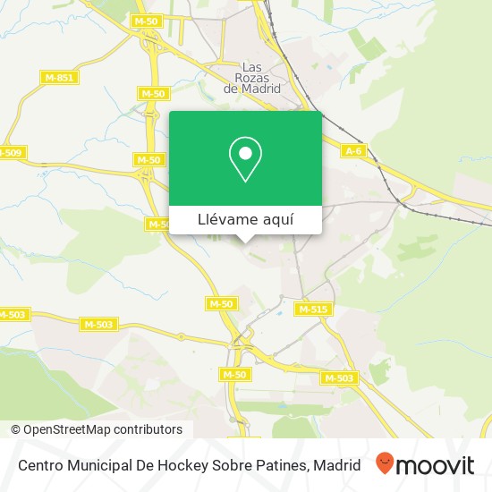 Mapa Centro Municipal De Hockey Sobre Patines