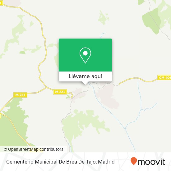 Mapa Cementerio Municipal De Brea De Tajo