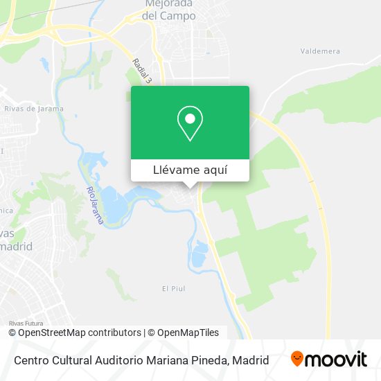Mapa Centro Cultural Auditorio Mariana Pineda