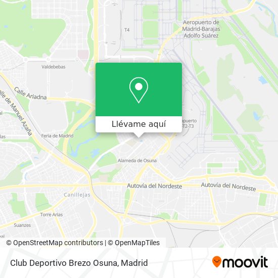 Mapa Club Deportivo Brezo Osuna