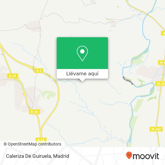 Mapa Caleriza De Guiruela