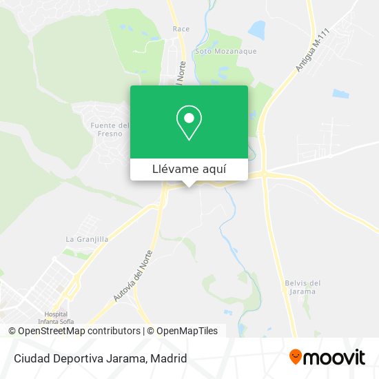 Mapa Ciudad Deportiva Jarama