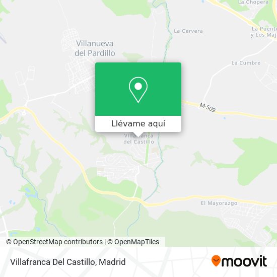 Mapa Villafranca Del Castillo