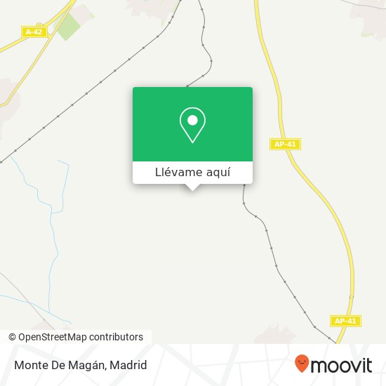 Mapa Monte De Magán
