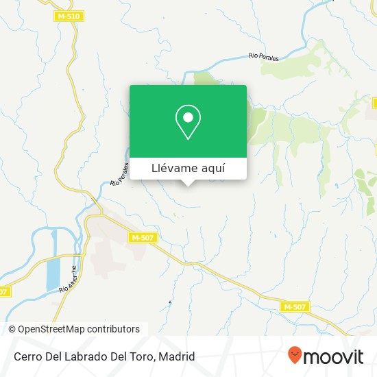 Mapa Cerro Del Labrado Del Toro