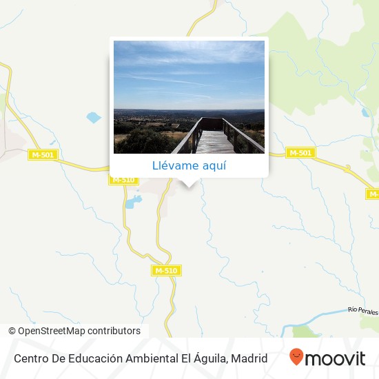 Mapa Centro De Educación Ambiental El Águila