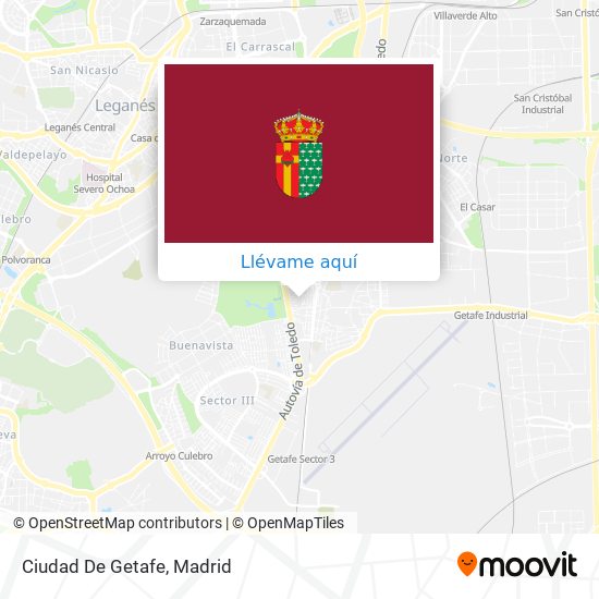 Mapa Ciudad De Getafe