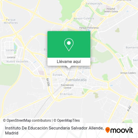 Mapa Instituto De Educación Secundaria Salvador Allende