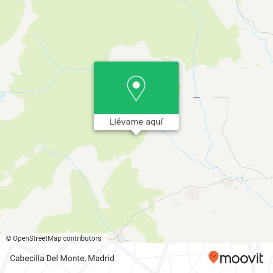 Mapa Cabecilla Del Monte