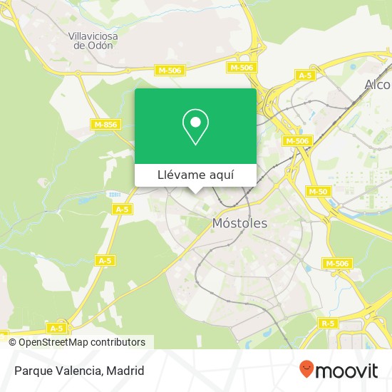 Mapa Parque Valencia