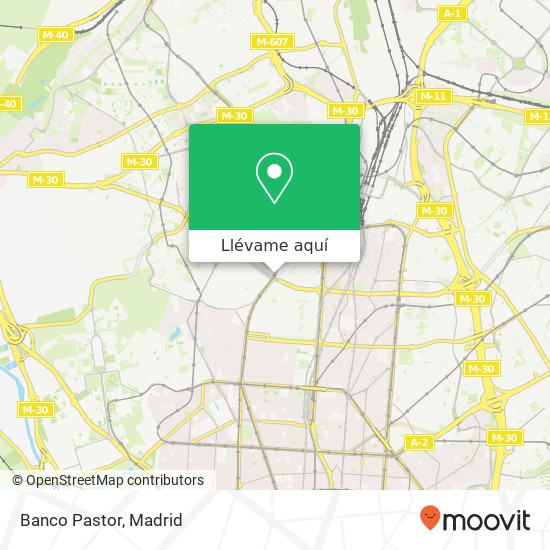 Mapa Banco Pastor
