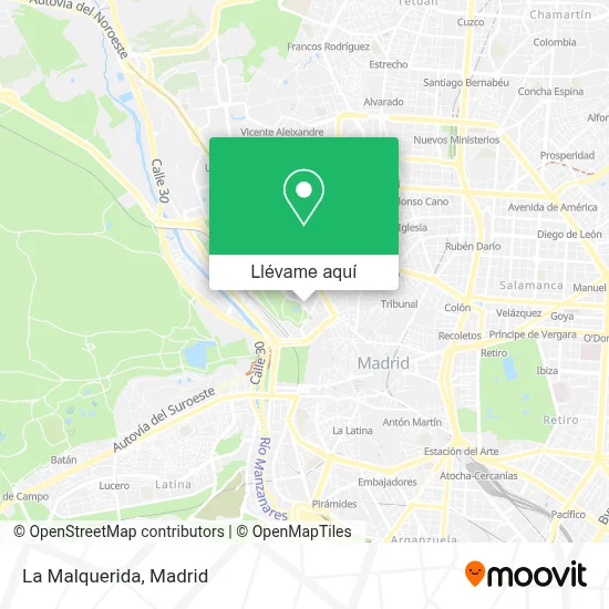Mapa La Malquerida