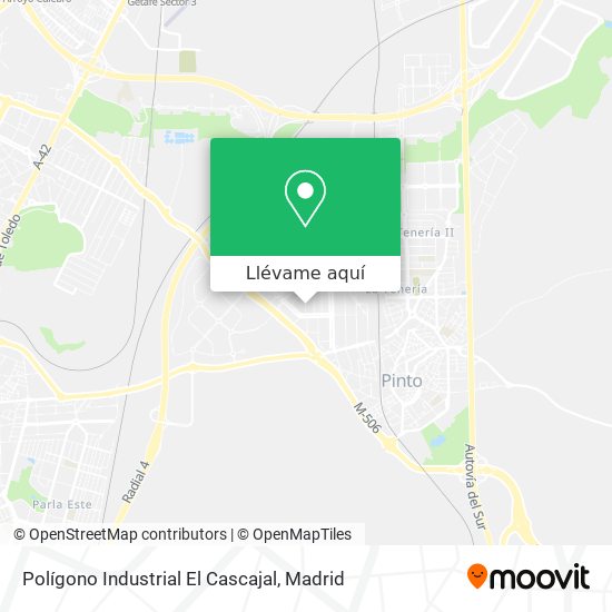 Mapa Polígono Industrial El Cascajal