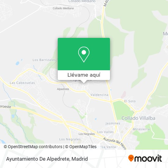 Mapa Ayuntamiento De Alpedrete