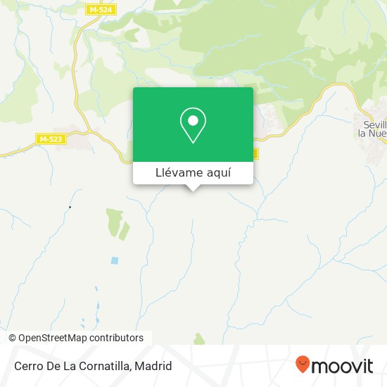 Mapa Cerro De La Cornatilla