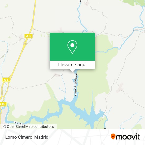 Mapa Lomo Cimero