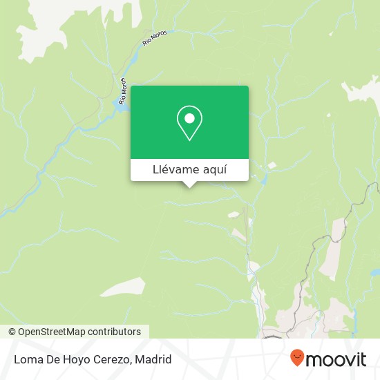 Mapa Loma De Hoyo Cerezo