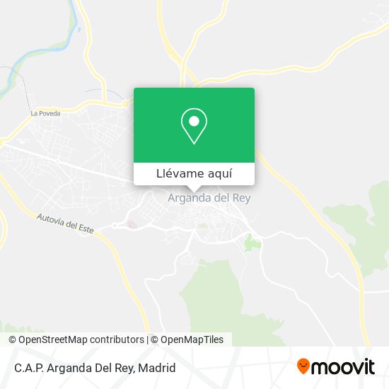 Mapa C.A.P. Arganda Del Rey