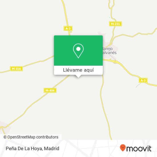 Mapa Peña De La Hoya