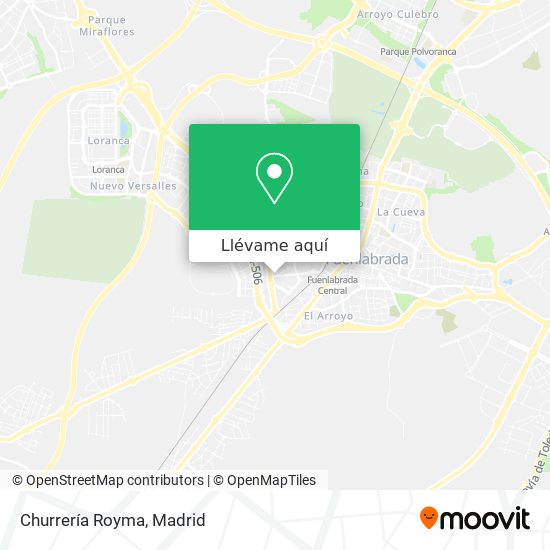 Mapa Churrería Royma