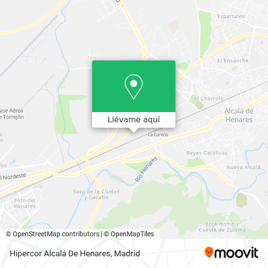 Mapa Hipercor Alcalá De Henares