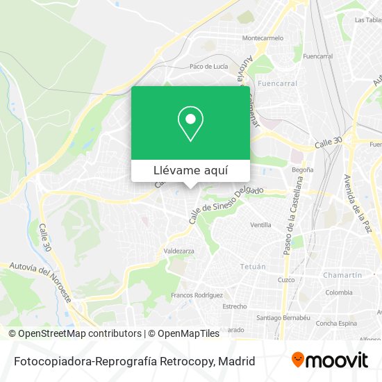 Mapa Fotocopiadora-Reprografía Retrocopy