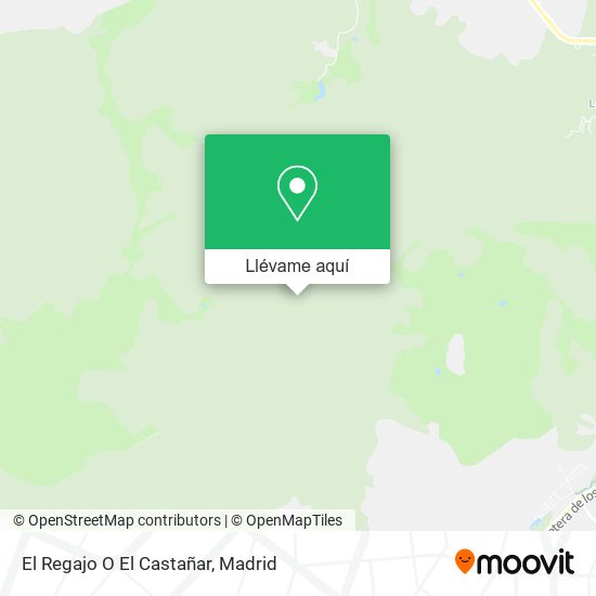Mapa El Regajo O El Castañar