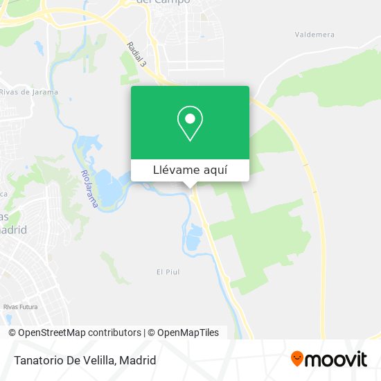 Mapa Tanatorio De Velilla