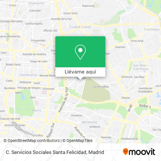 Mapa C. Servicios Sociales Santa Felicidad