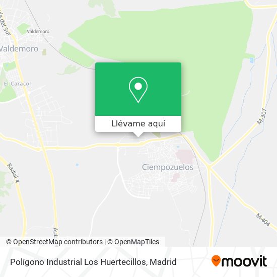 Mapa Polígono Industrial Los Huertecillos