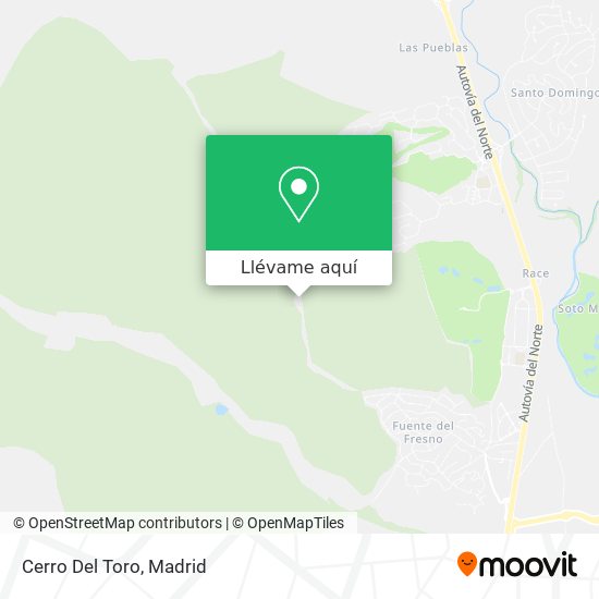 Mapa Cerro Del Toro