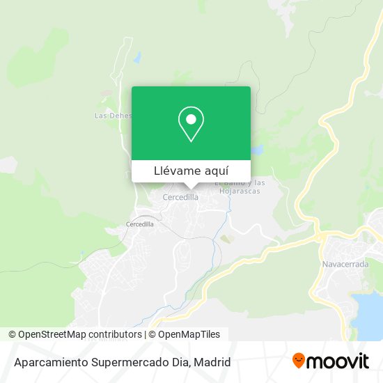 Mapa Aparcamiento Supermercado Dia