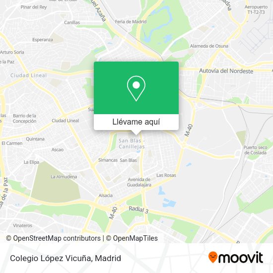 Mapa Colegio López Vicuña