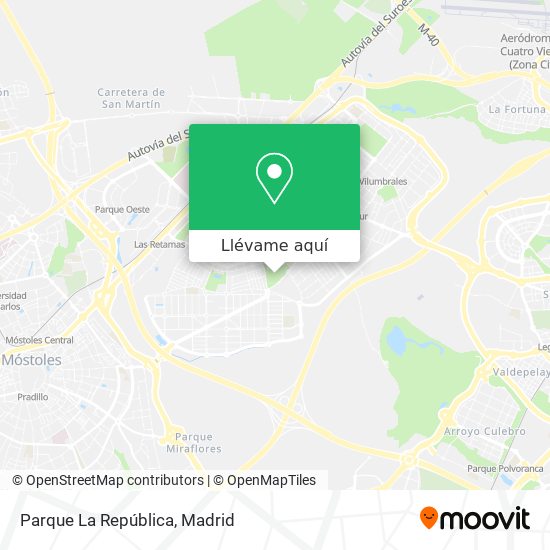 Mapa Parque La República