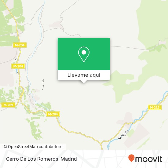 Mapa Cerro De Los Romeros