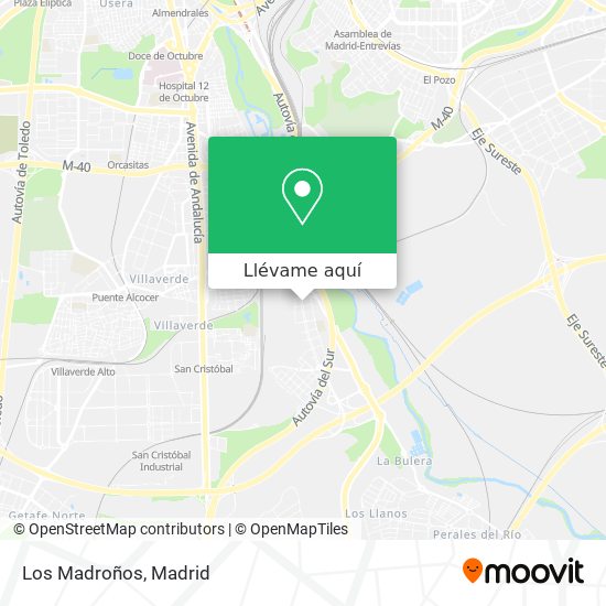 Mapa Los Madroños