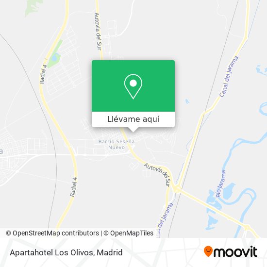 Mapa Apartahotel Los Olivos