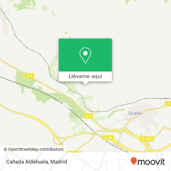 Mapa Cañada Aldehuela