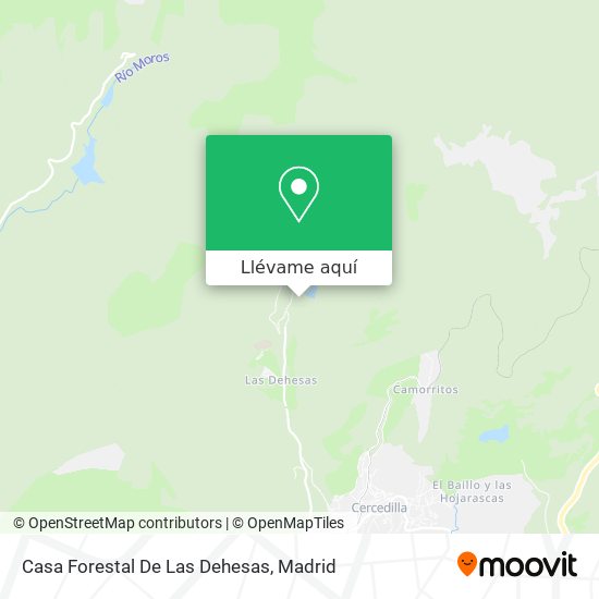 Mapa Casa Forestal De Las Dehesas