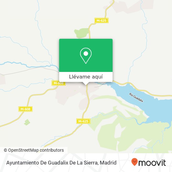 Mapa Ayuntamiento De Guadalix De La Sierra