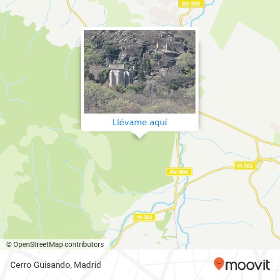 Mapa Cerro Guisando