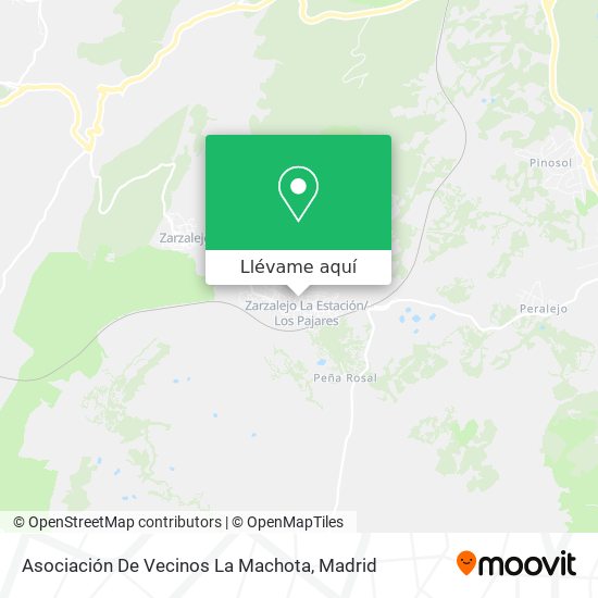 Mapa Asociación De Vecinos La Machota