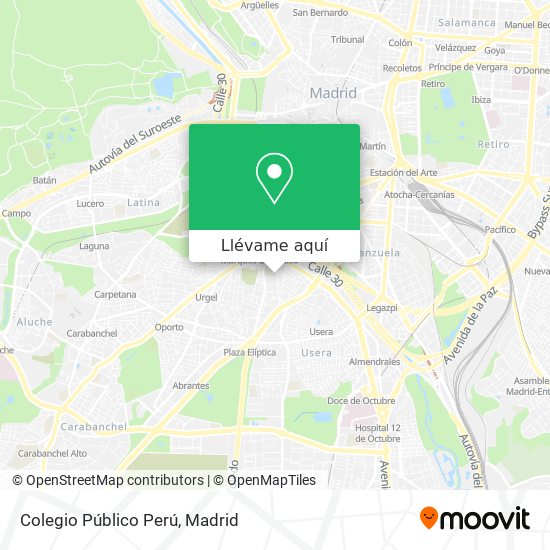 Mapa Colegio Público Perú