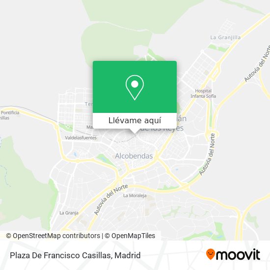 Mapa Plaza De Francisco Casillas