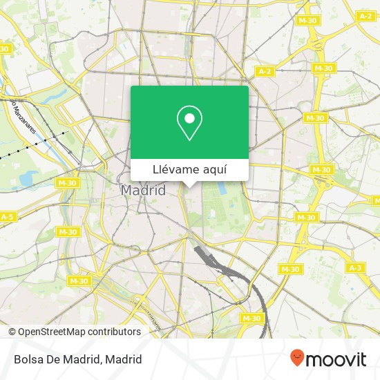 Mapa Bolsa De Madrid