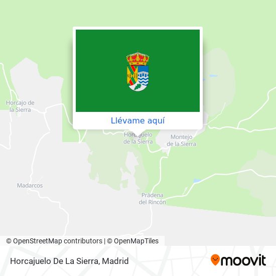Mapa Horcajuelo De La Sierra